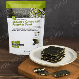Chips d'algues de graines de citrouille